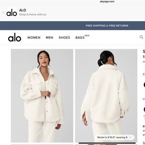 Alo oversized Sherpa Jacket
